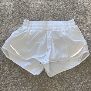 White Lululemon Shorts